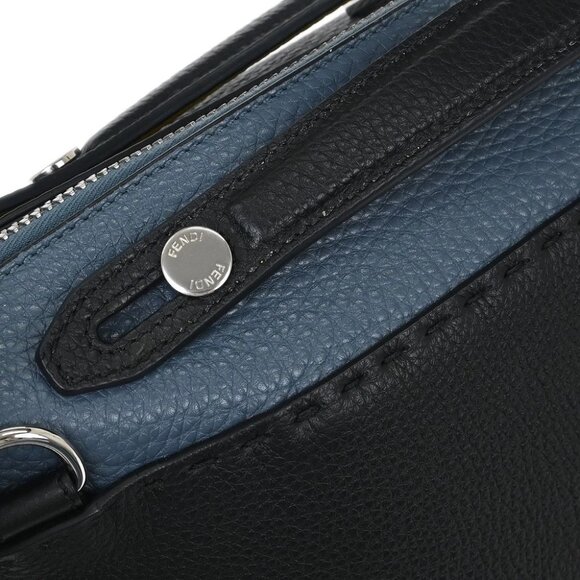 Fendi Navy Blue By The Way 2way Business Bag - Picture 5 of 11